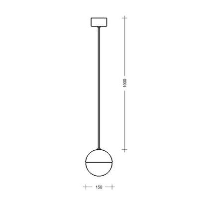Lampa wisząca LED Lucis Semiluna