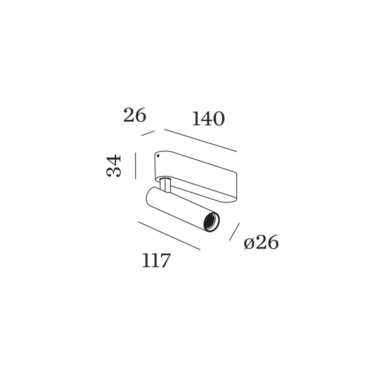 Wever and Ducré Match 1.0 LED přisazené svítidlo