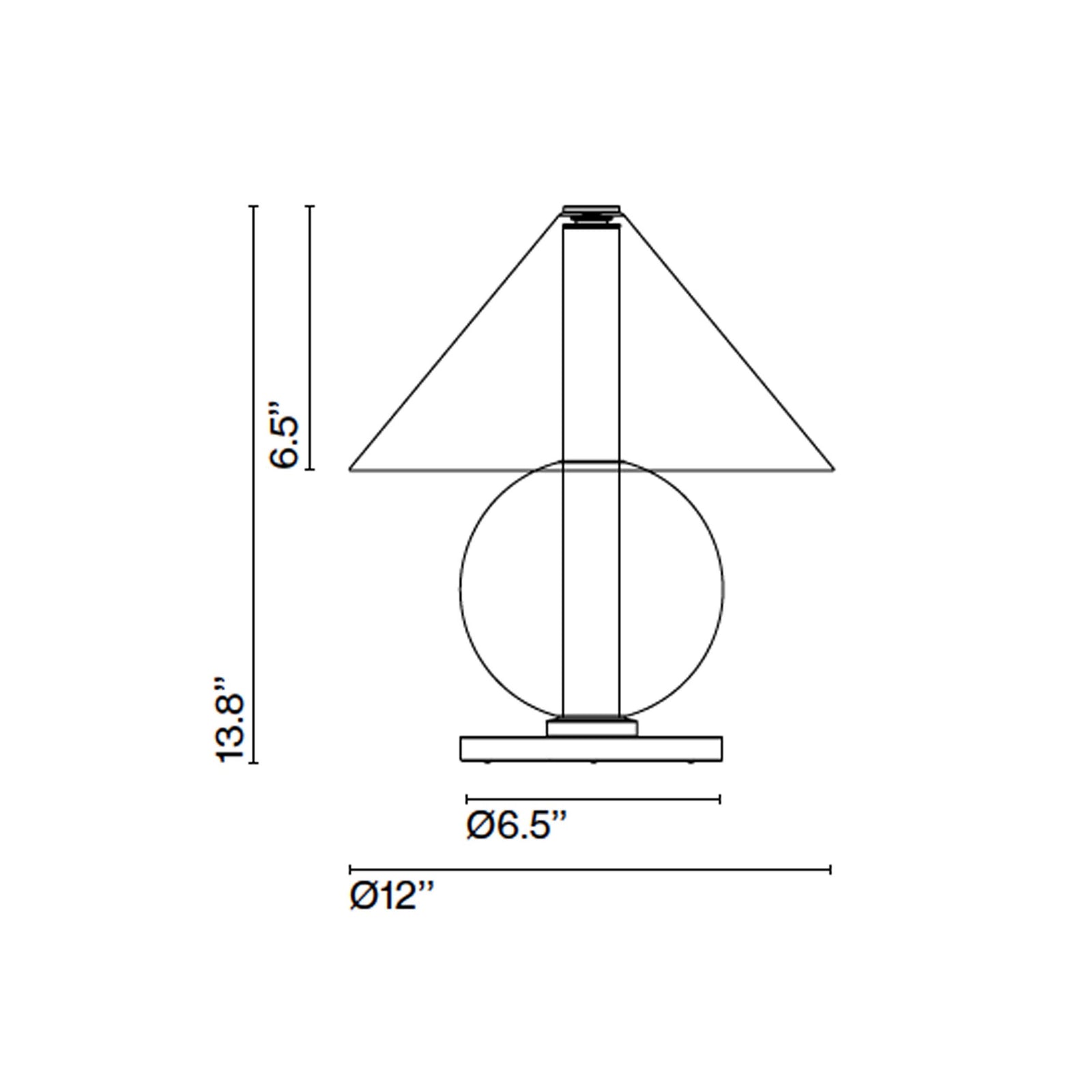 Lampa stołowa Marset Fragile LED