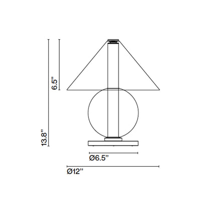 Lampa stołowa Marset Fragile LED