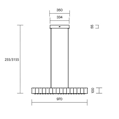 Lampa wisząca LED Maytoni Majesty