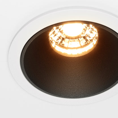 Maytoni downlight Alfa LED 36° – wpuszczana oprawa okrągła w kolorze czarnym