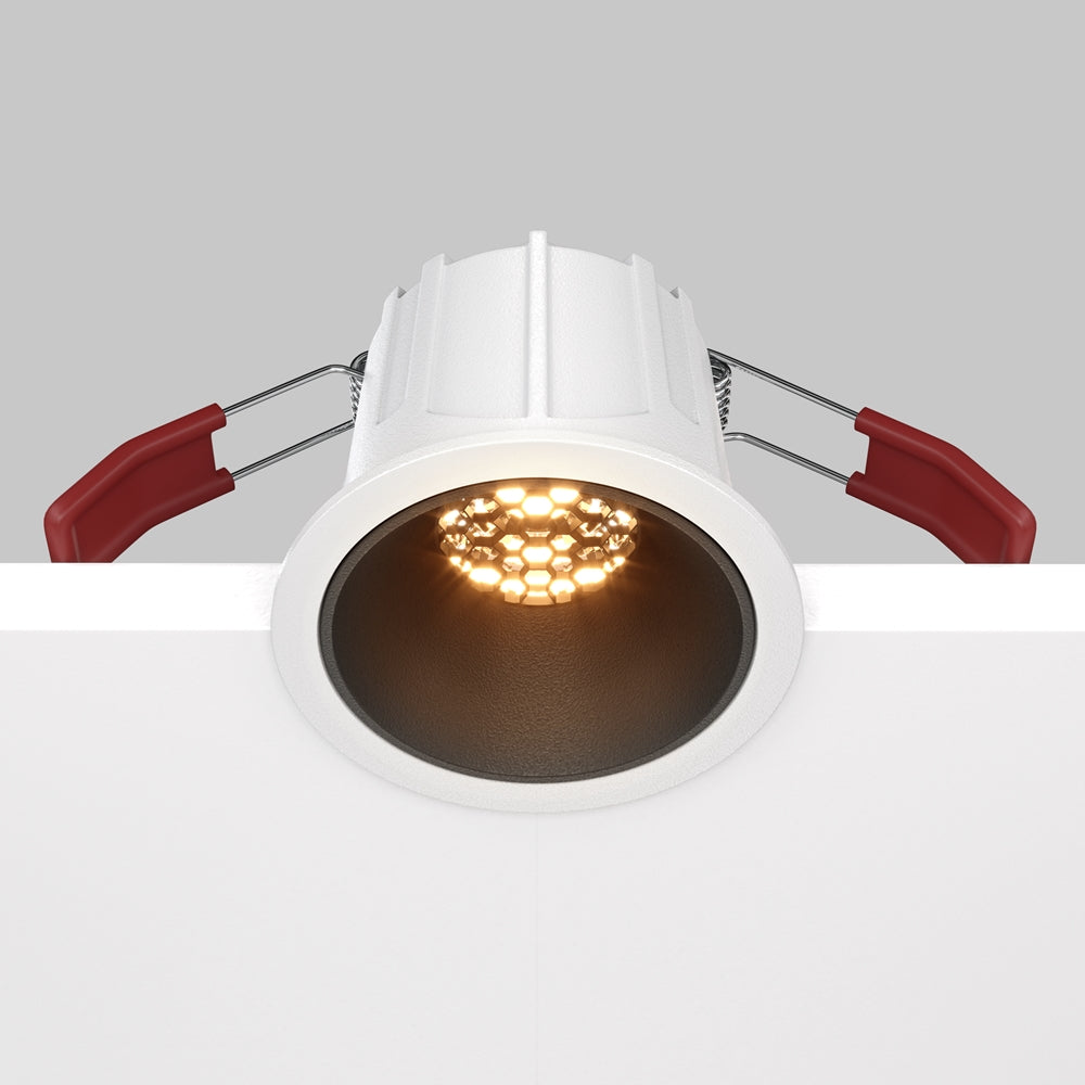 Maytoni downlight Alfa LED 36° – wpuszczana oprawa okrągła w kolorze czarnym