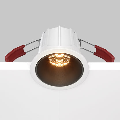 Maytoni downlight Alfa LED 36° – wpuszczana oprawa okrągła w kolorze czarnym