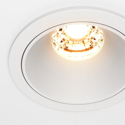 Maytoni downlight Alfa LED 36° – wpuszczana oprawa okrągła w kolorze białym