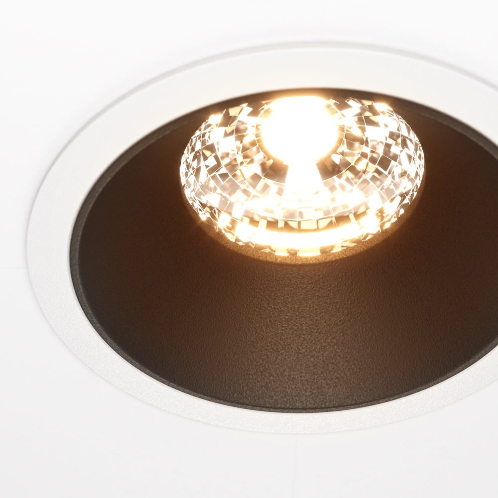 Maytoni downlight Alfa LED 36° – wpuszczana oprawa okrągła w kolorze czarnym