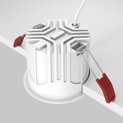 Maytoni downlight Alfa LED 36° – wpuszczana oprawa okrągła w kolorze czarnym
