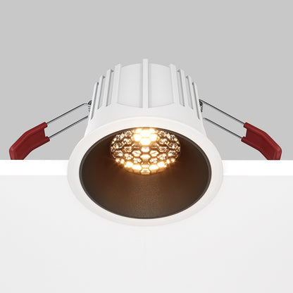 Maytoni downlight Alfa LED 36° – wpuszczana oprawa okrągła w kolorze czarnym