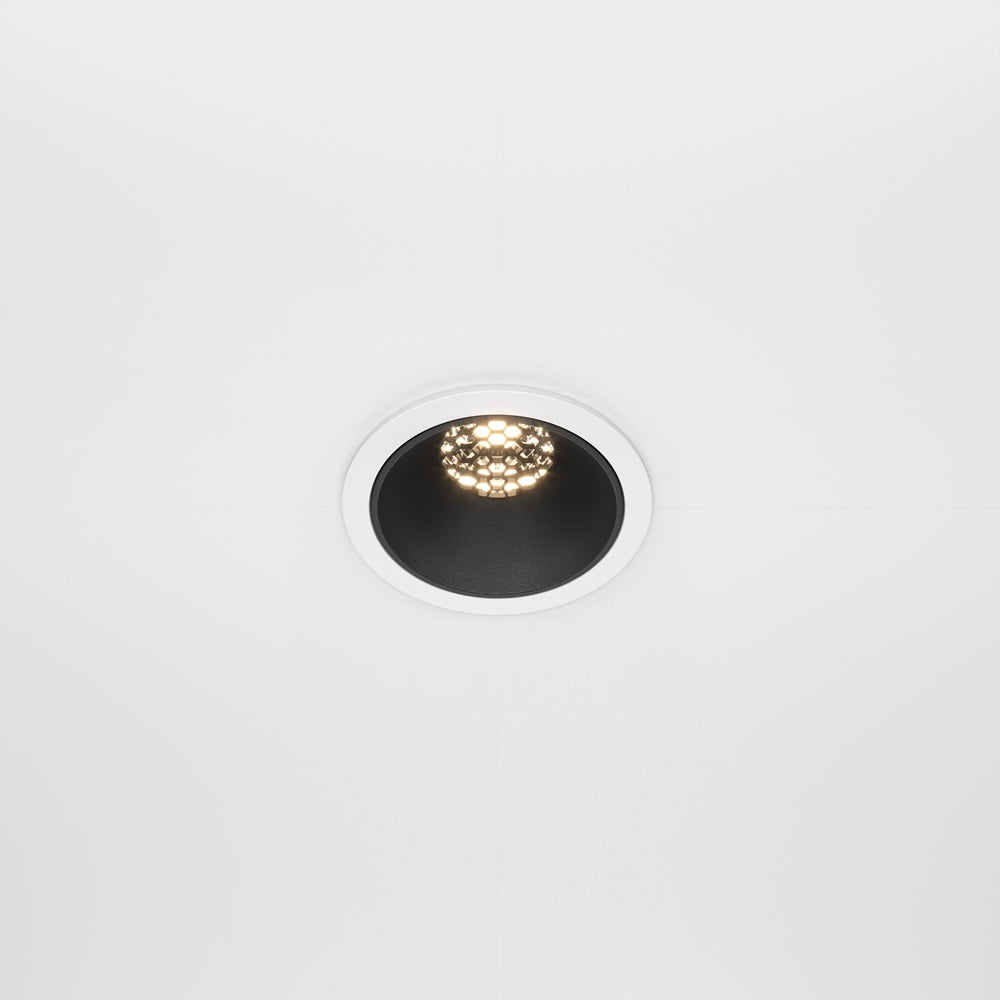 Maytoni downlight Alfa LED 36° – wpuszczana oprawa okrągła w kolorze czarnym