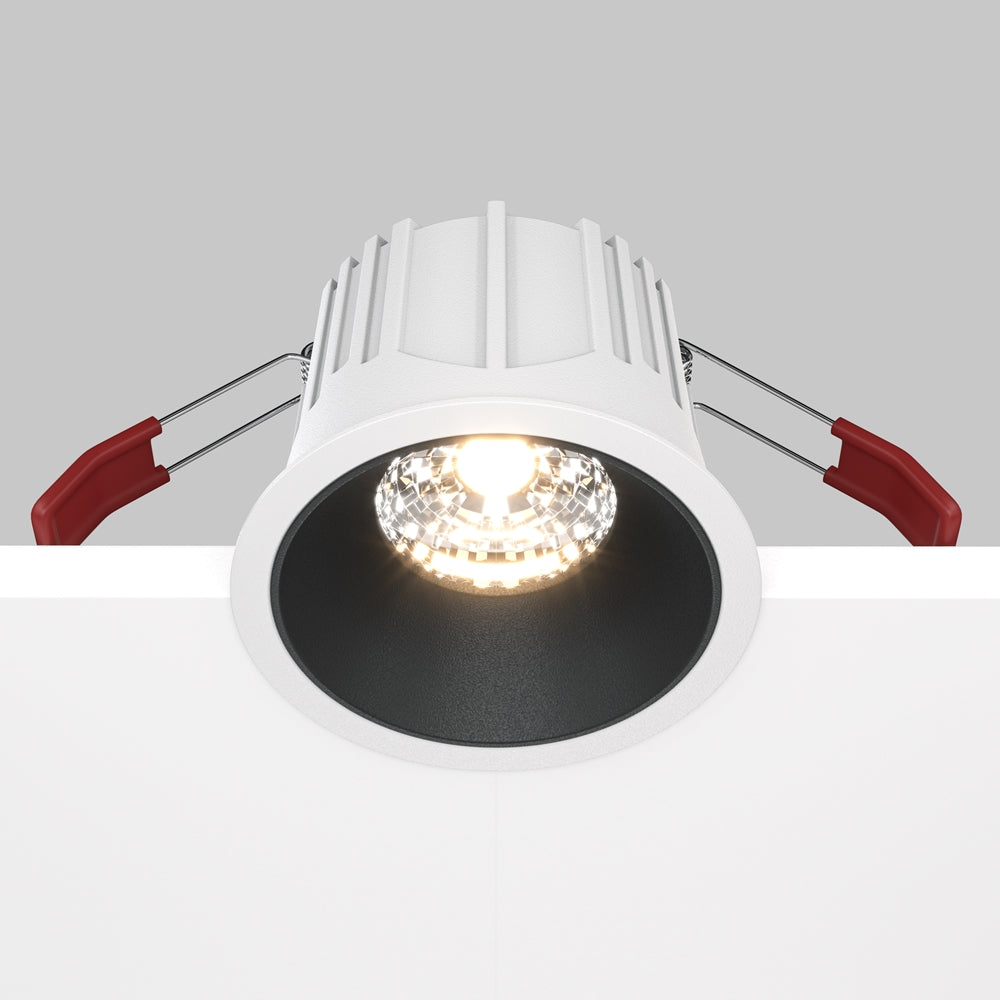 Maytoni downlight Alfa LED 36° – wpuszczana oprawa okrągła w kolorze czarnym