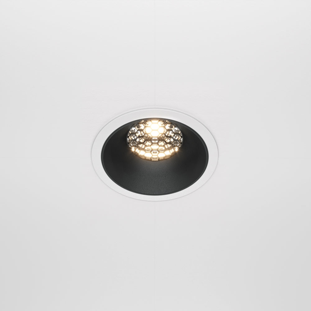 Maytoni downlight Alfa LED 36° – wpuszczana oprawa okrągła w kolorze czarnym