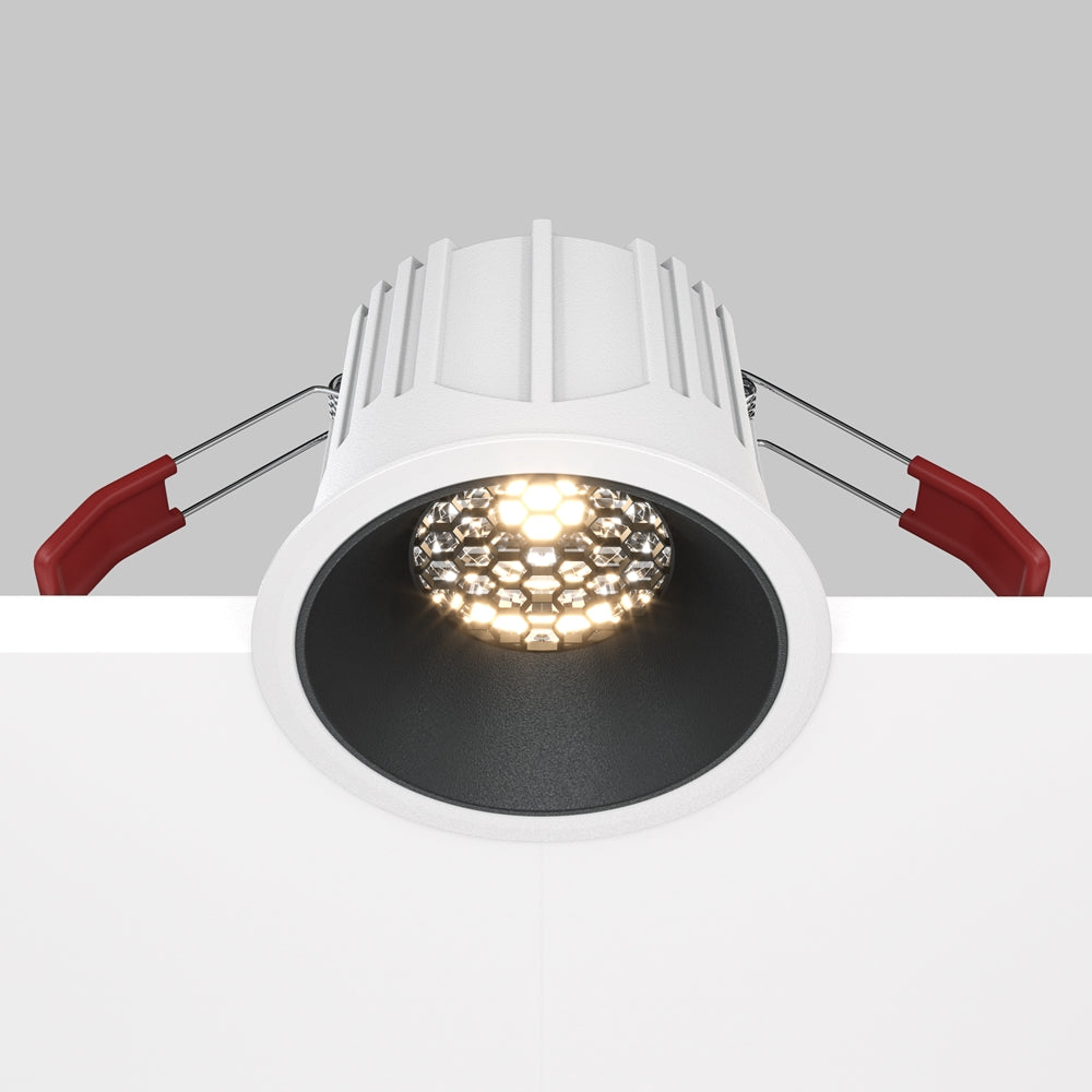 Maytoni downlight Alfa LED 36° – wpuszczana oprawa okrągła w kolorze czarnym