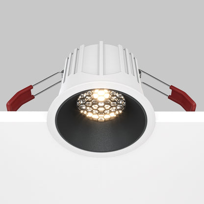 Maytoni downlight Alfa LED 36° – wpuszczana oprawa okrągła w kolorze czarnym