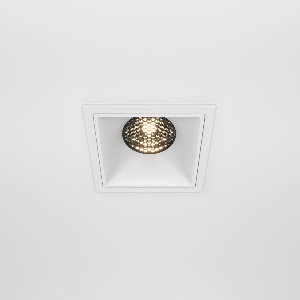 Maytoni downlight Alfa LED 15 W 36° wpuszczana oprawa kwadratowa, biała
