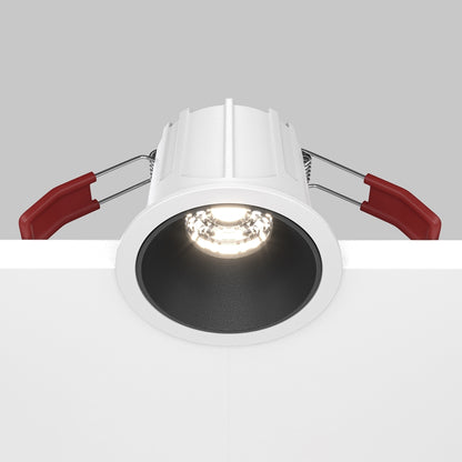 Maytoni downlight Alfa LED 36° – wpuszczana oprawa okrągła w kolorze czarnym