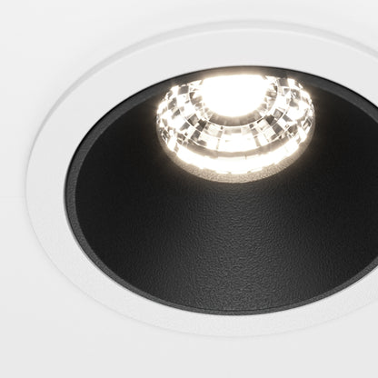 Maytoni downlight Alfa LED 36° – wpuszczana oprawa okrągła w kolorze czarnym