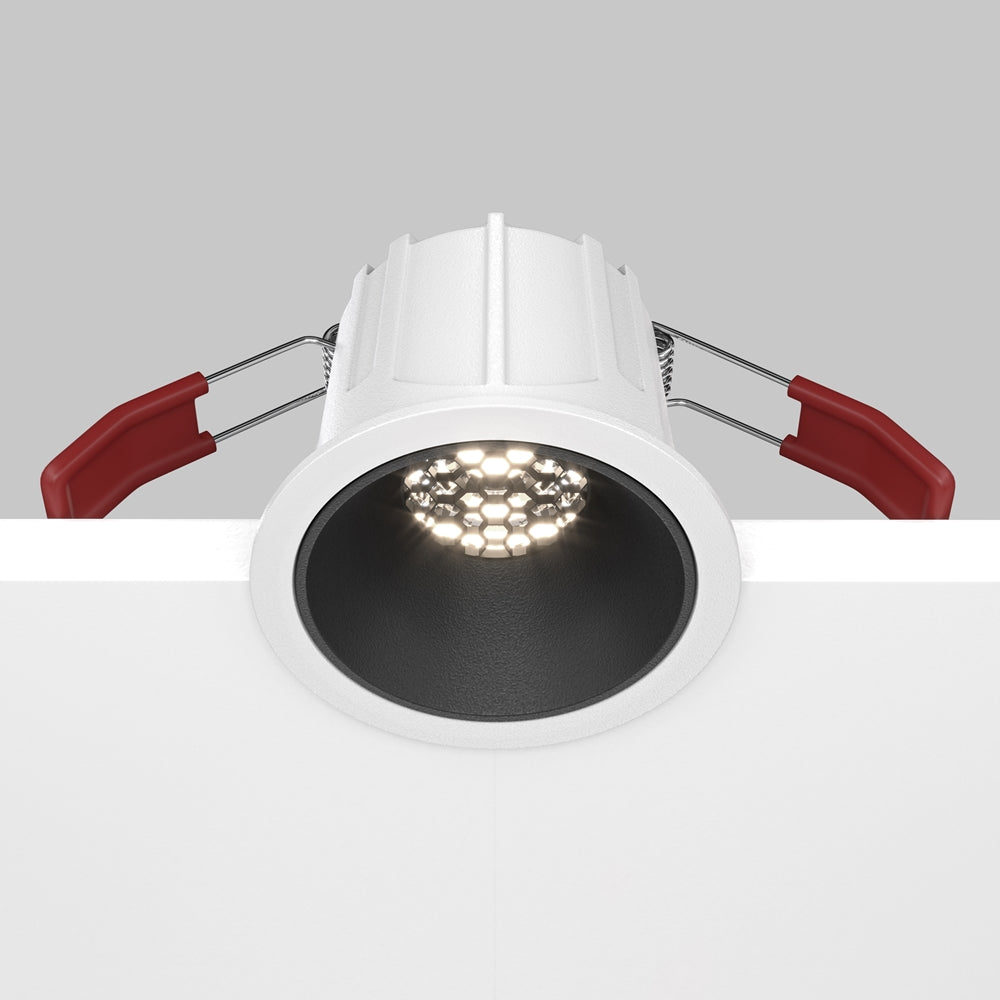 Maytoni downlight Alfa LED 36° – wpuszczana oprawa okrągła w kolorze czarnym