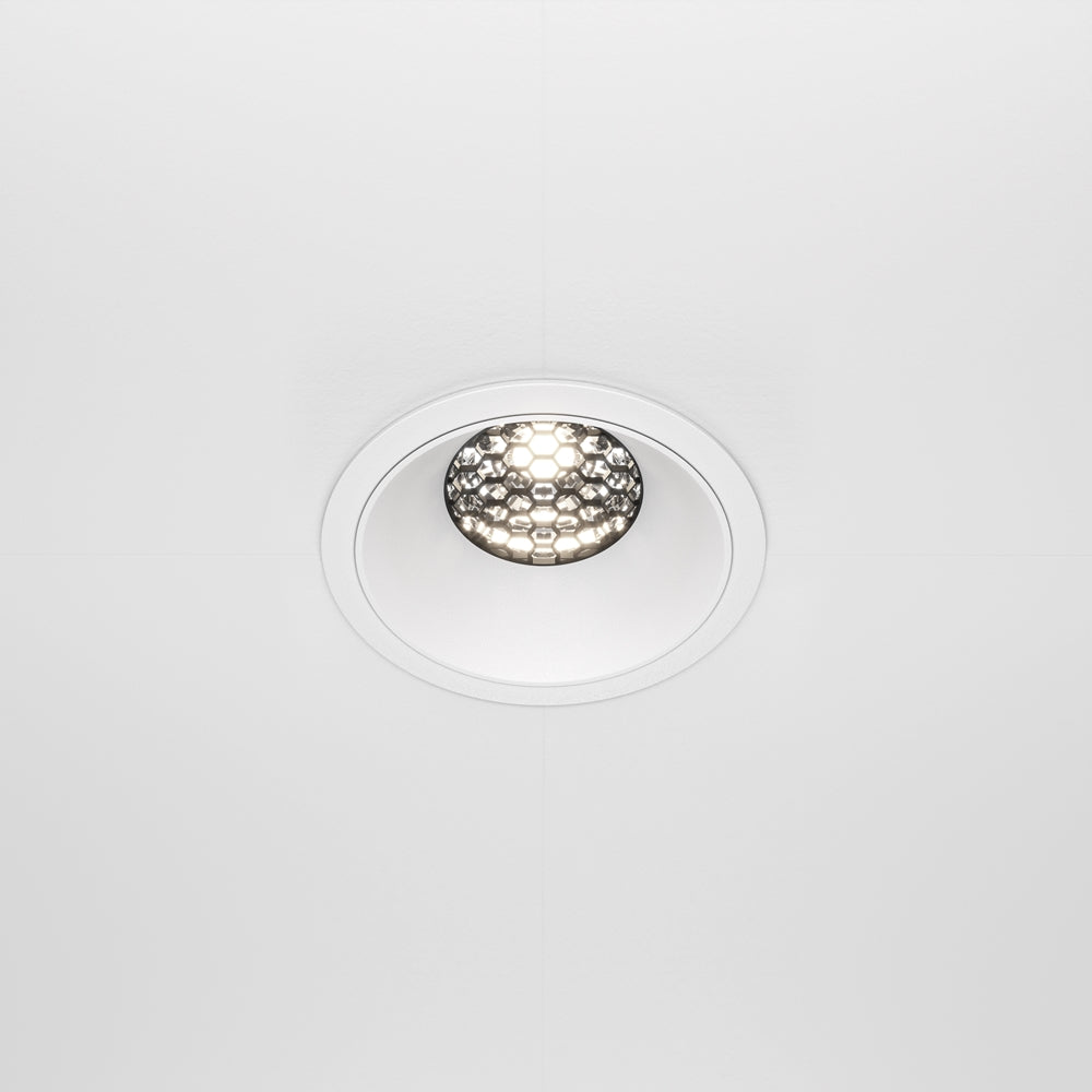 Maytoni downlight Alfa LED 36° – wpuszczana oprawa okrągła w kolorze białym
