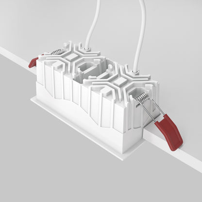 Maytoni downlight Alfa LED 10 W 36° – wpuszczana oprawa kwadratowa w kolorze czarnym