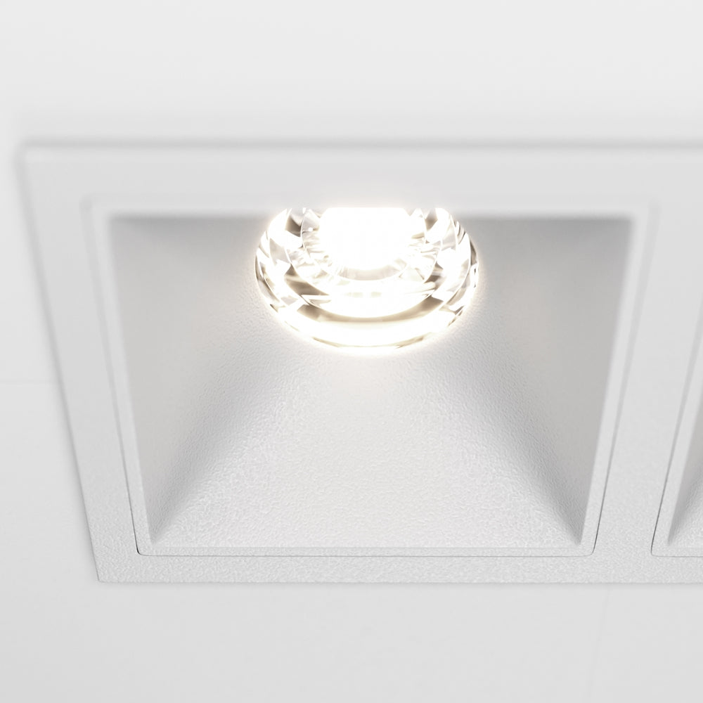 Maytoni downlight Alfa LED 10 W 36° wpuszczana oprawa kwadratowa, biała