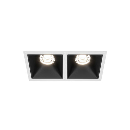 Maytoni downlight Alfa LED 10 W 36° – wpuszczana oprawa kwadratowa w kolorze czarnym