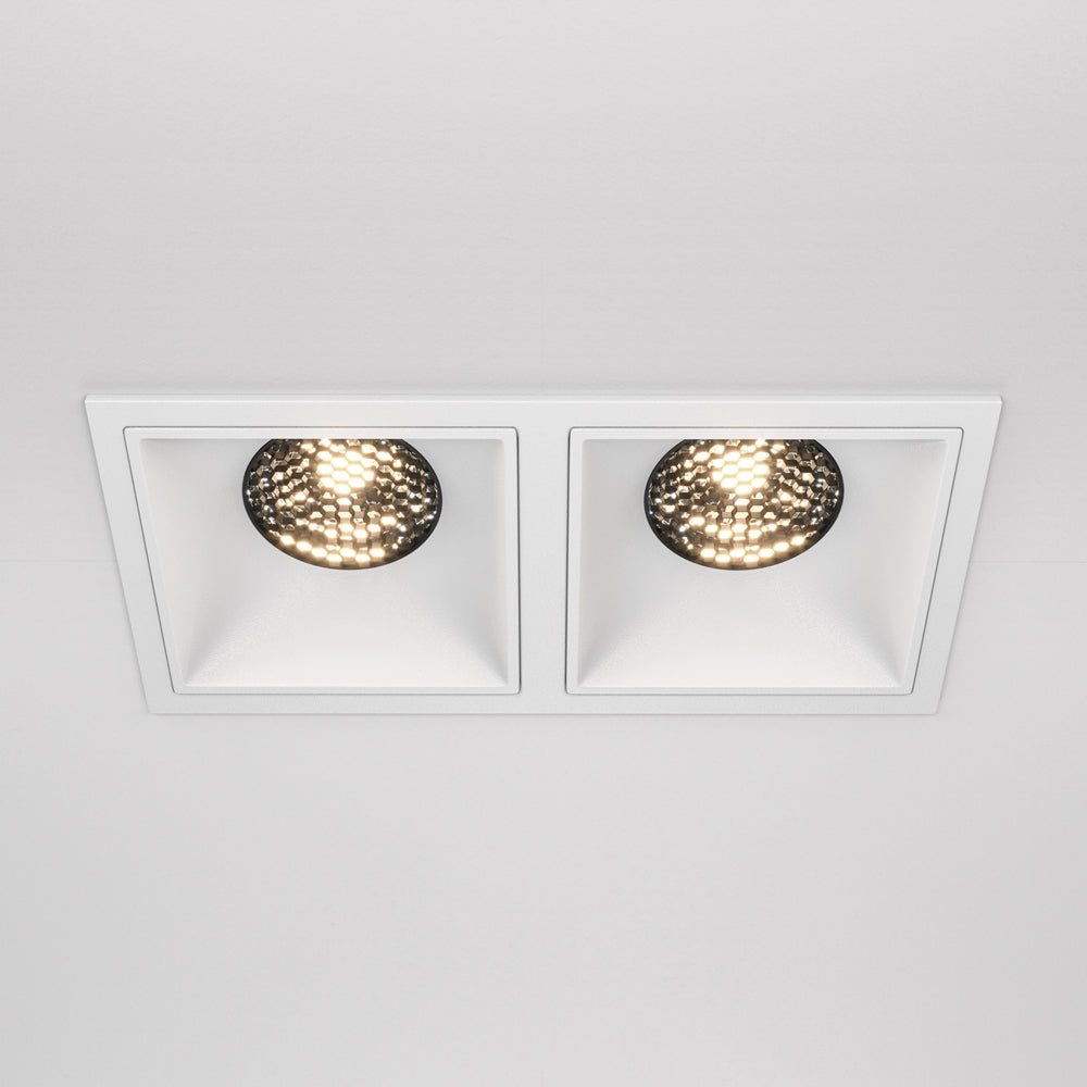 Maytoni downlight Alfa LED 15 W 36° wpuszczana oprawa kwadratowa, biała