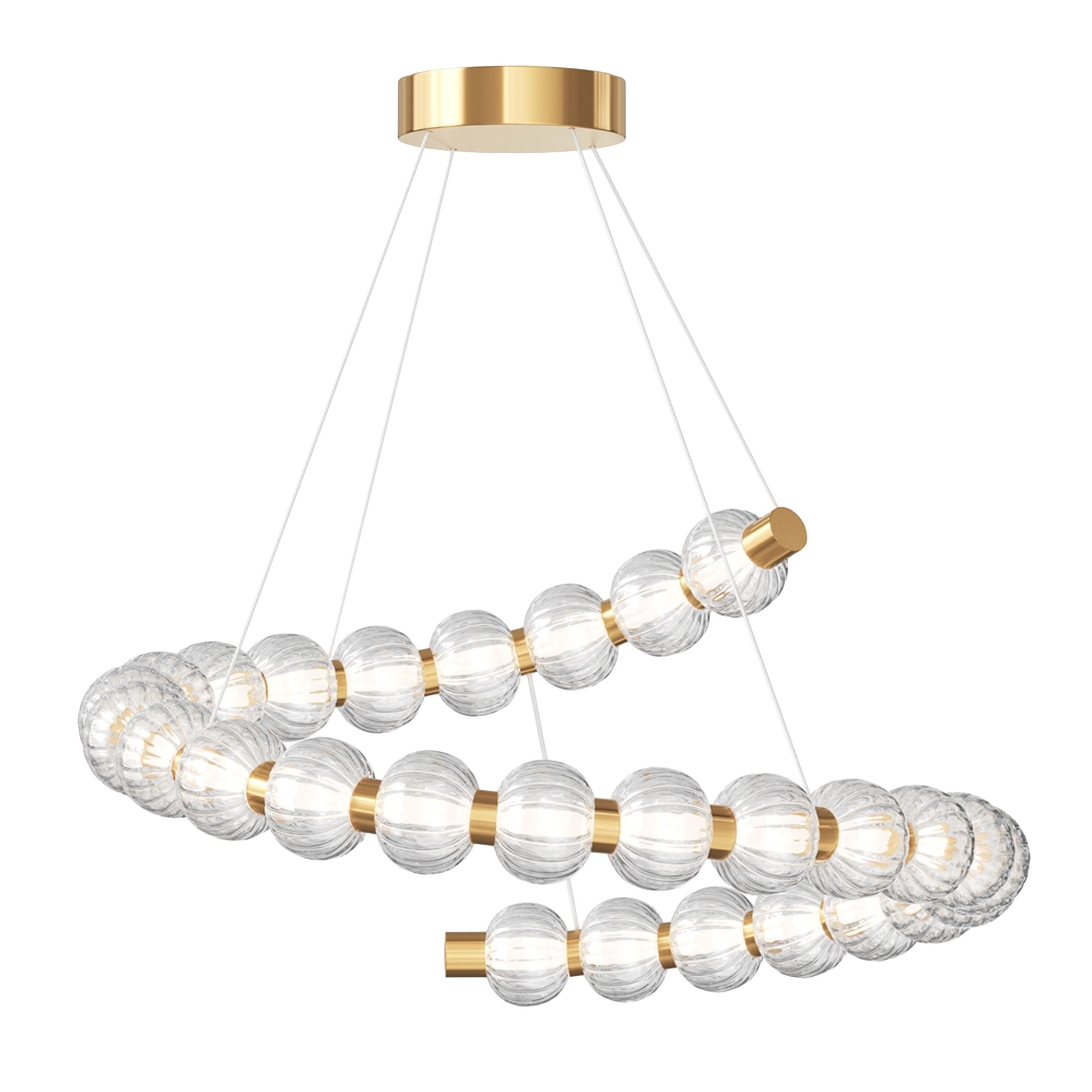 Maytoni Amulet LED – lampa wisząca w formie kompozycji łańcuchowej