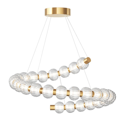 Maytoni Amulet LED – lampa wisząca w formie kompozycji łańcuchowej