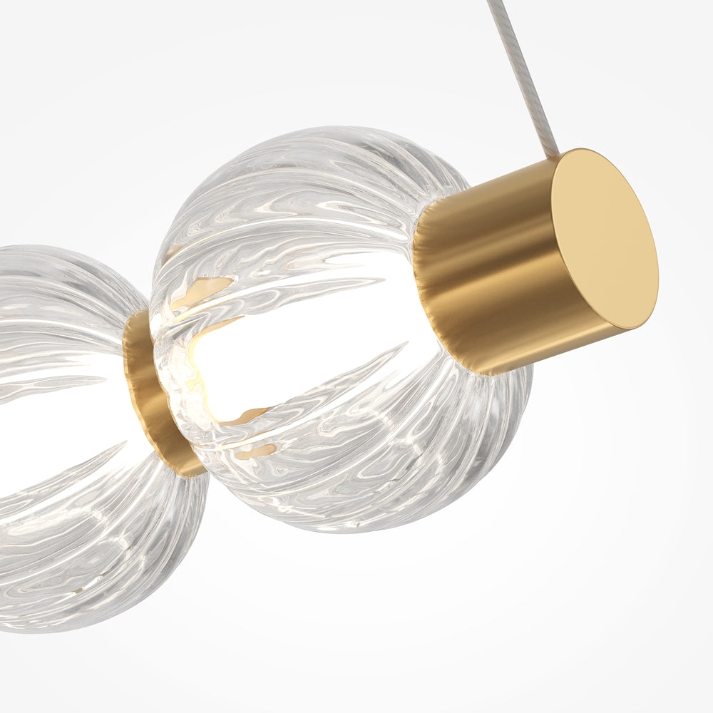 Maytoni Amulet LED – lampa wisząca w formie kompozycji łańcuchowej