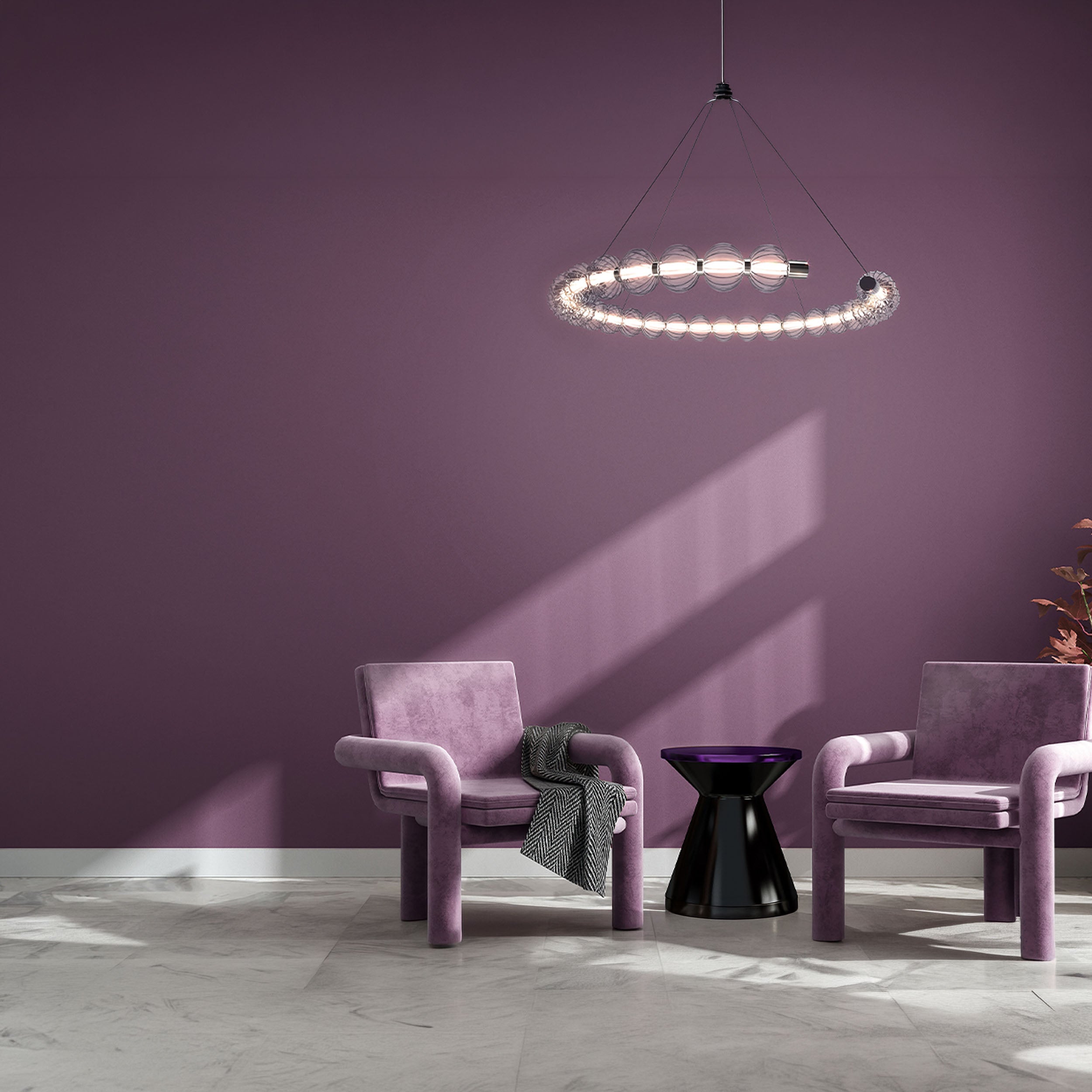 Maytoni Amulet LED – lampa wisząca w formie kompozycji łańcuchowej