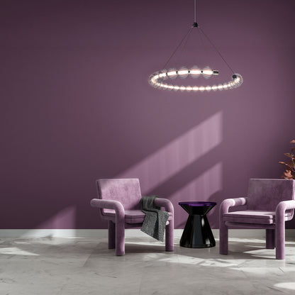 Maytoni Amulet LED – lampa wisząca w formie kompozycji łańcuchowej