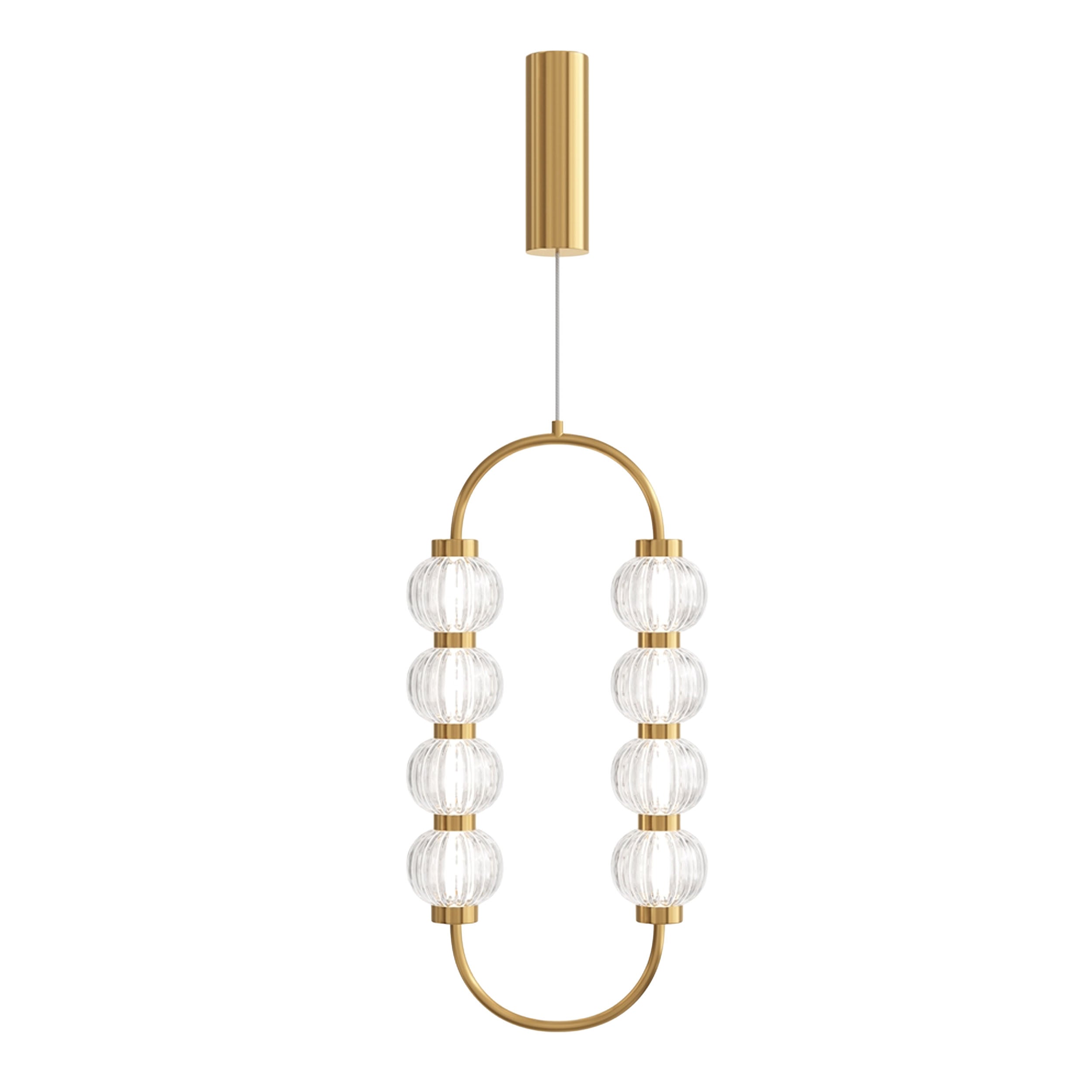 Maytoni Amulet LED – lampa wisząca w formie kompozycji łańcuchowej