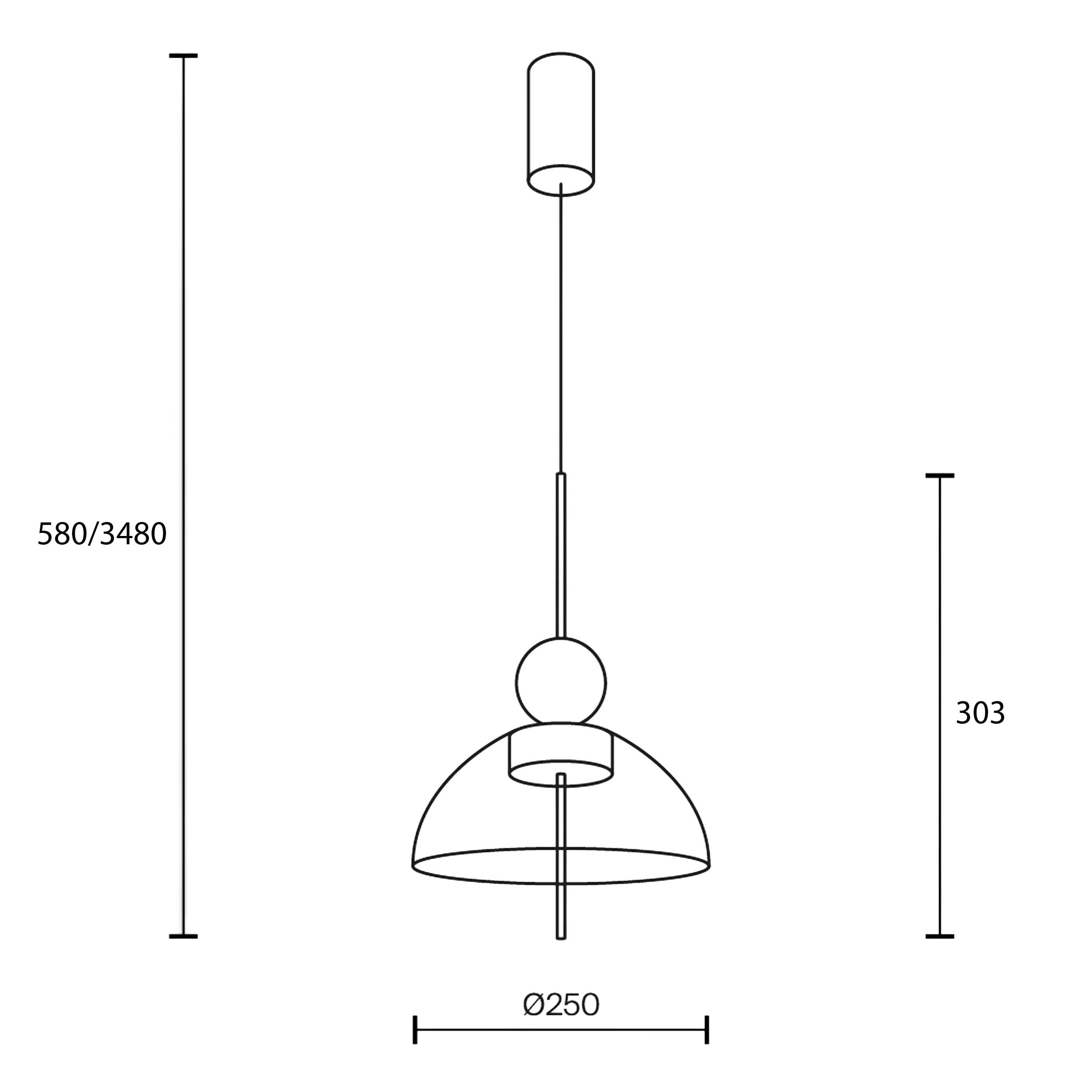 Lampa wisząca LED Maytoni Bangkok