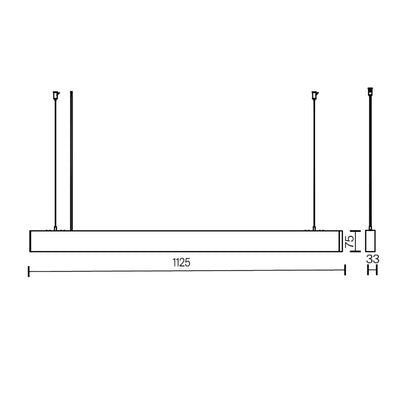 Lampa wisząca Maytoni Basis LED