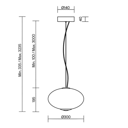 Lampa wisząca LED Maytoni Bruma