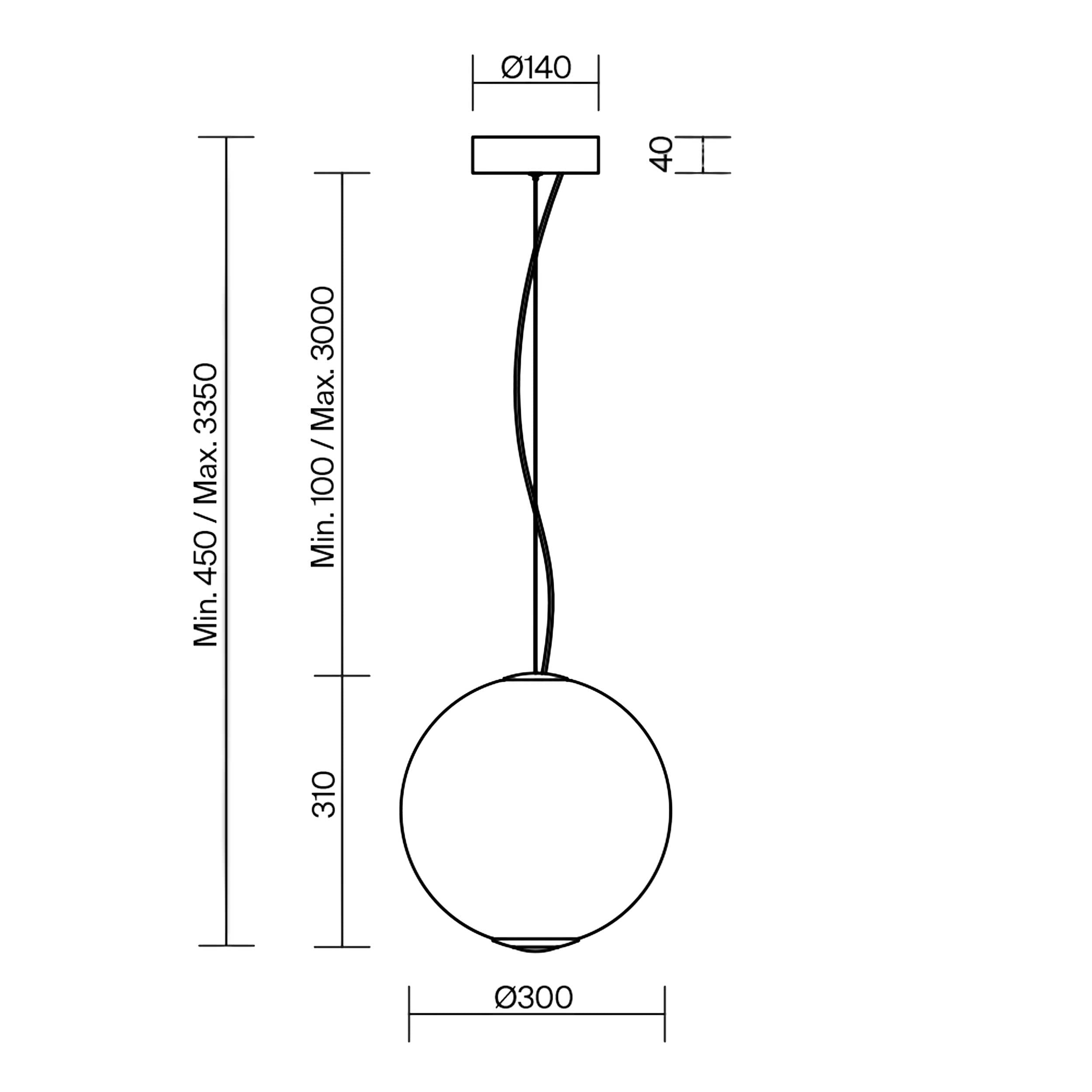 Lampa wisząca LED Maytoni Bruma