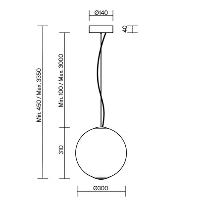 Lampa wisząca LED Maytoni Bruma