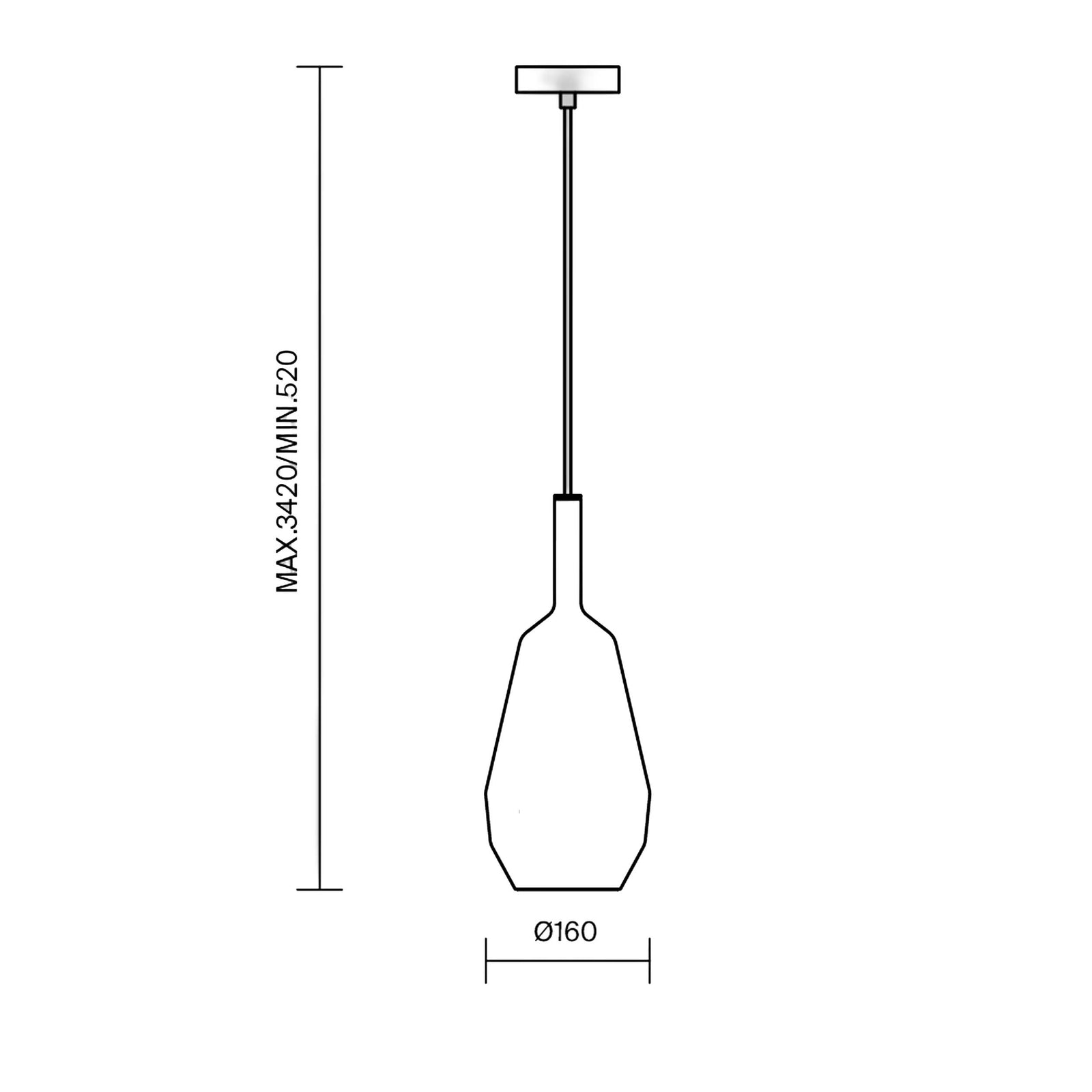 Lampa wisząca Maytoni Duality E27
