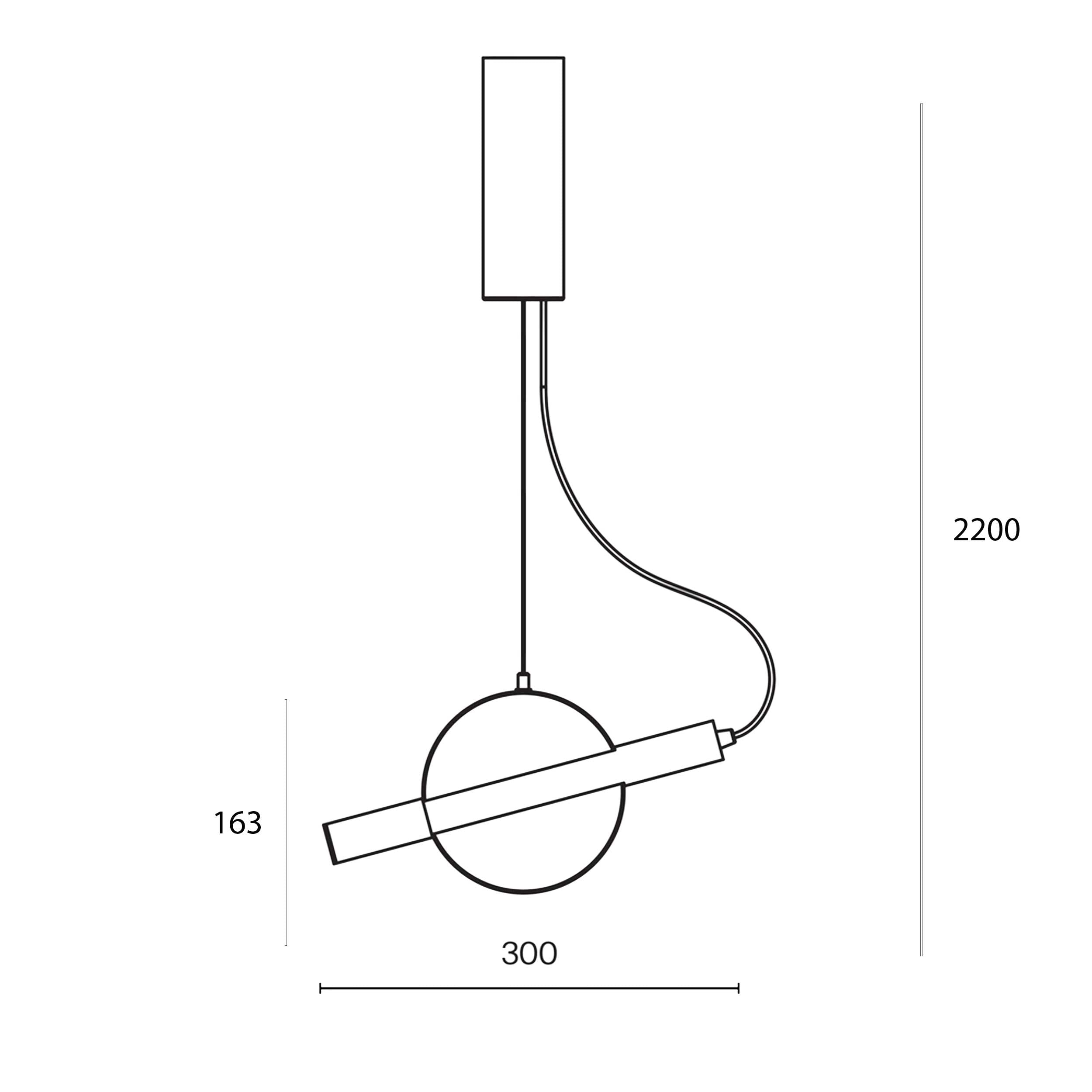 Lampa wisząca LED Maytoni Enigma