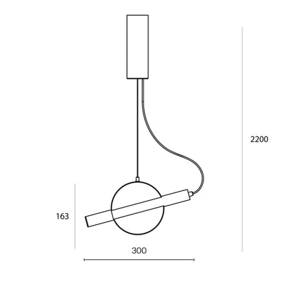 Lampa wisząca LED Maytoni Enigma