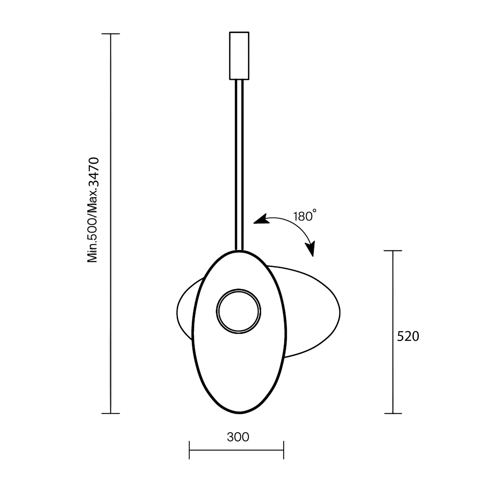 Lampa wisząca LED Maytoni Evolution