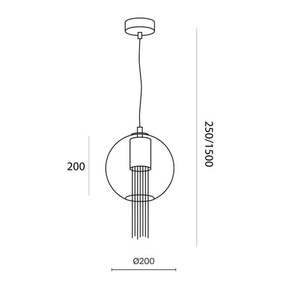 Maytoni Flusso GU10 – lampa wisząca