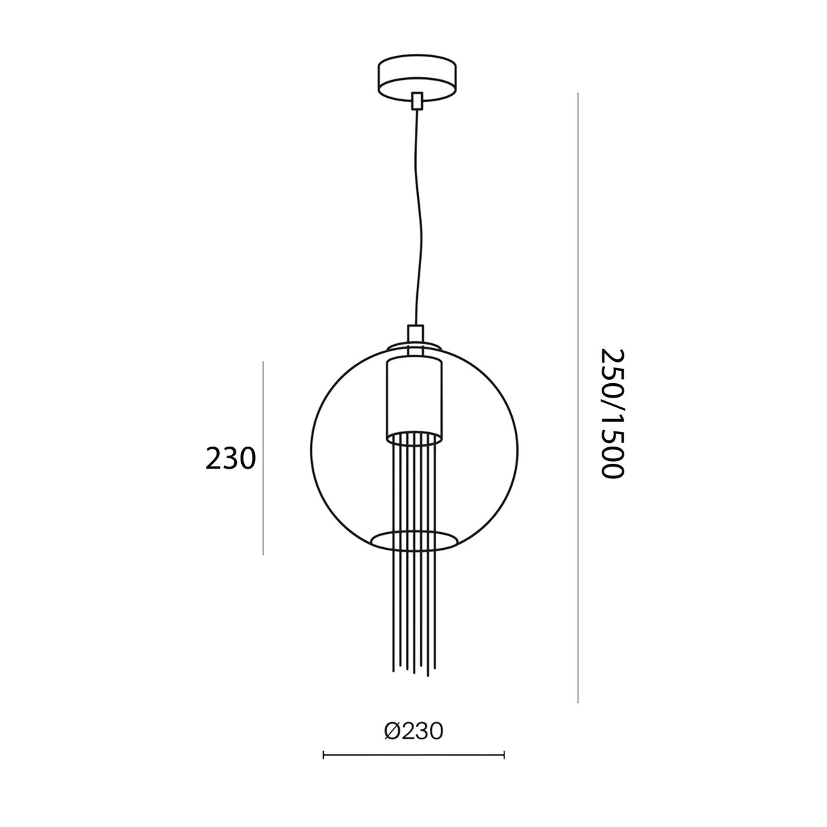 Maytoni Flusso GU10 – lampa wisząca