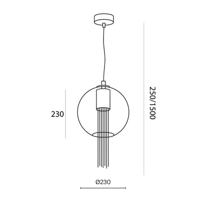 Maytoni Flusso GU10 – lampa wisząca