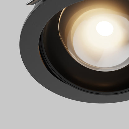 Maytoni downlight Lens LED 3000K 12W 70° – wpuszczana oprawa okrągła