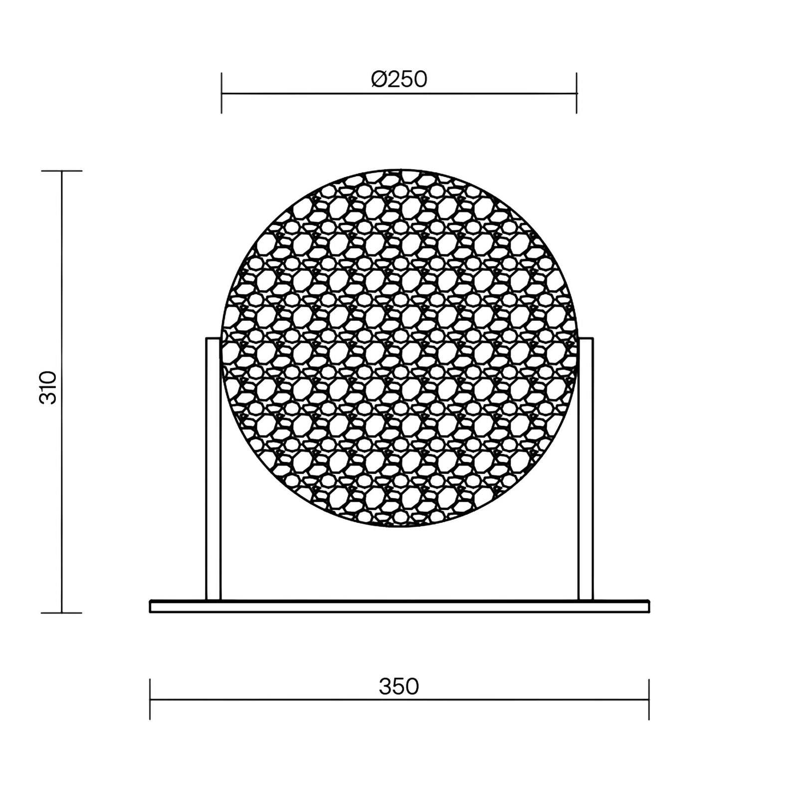 Lampa stołowa LED Maytoni Mangata