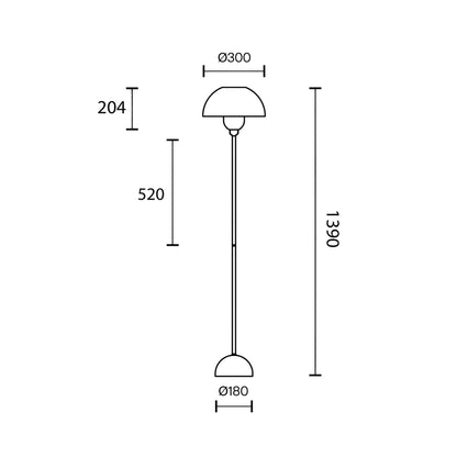 Lampa podłogowa Maytoni Memory E14