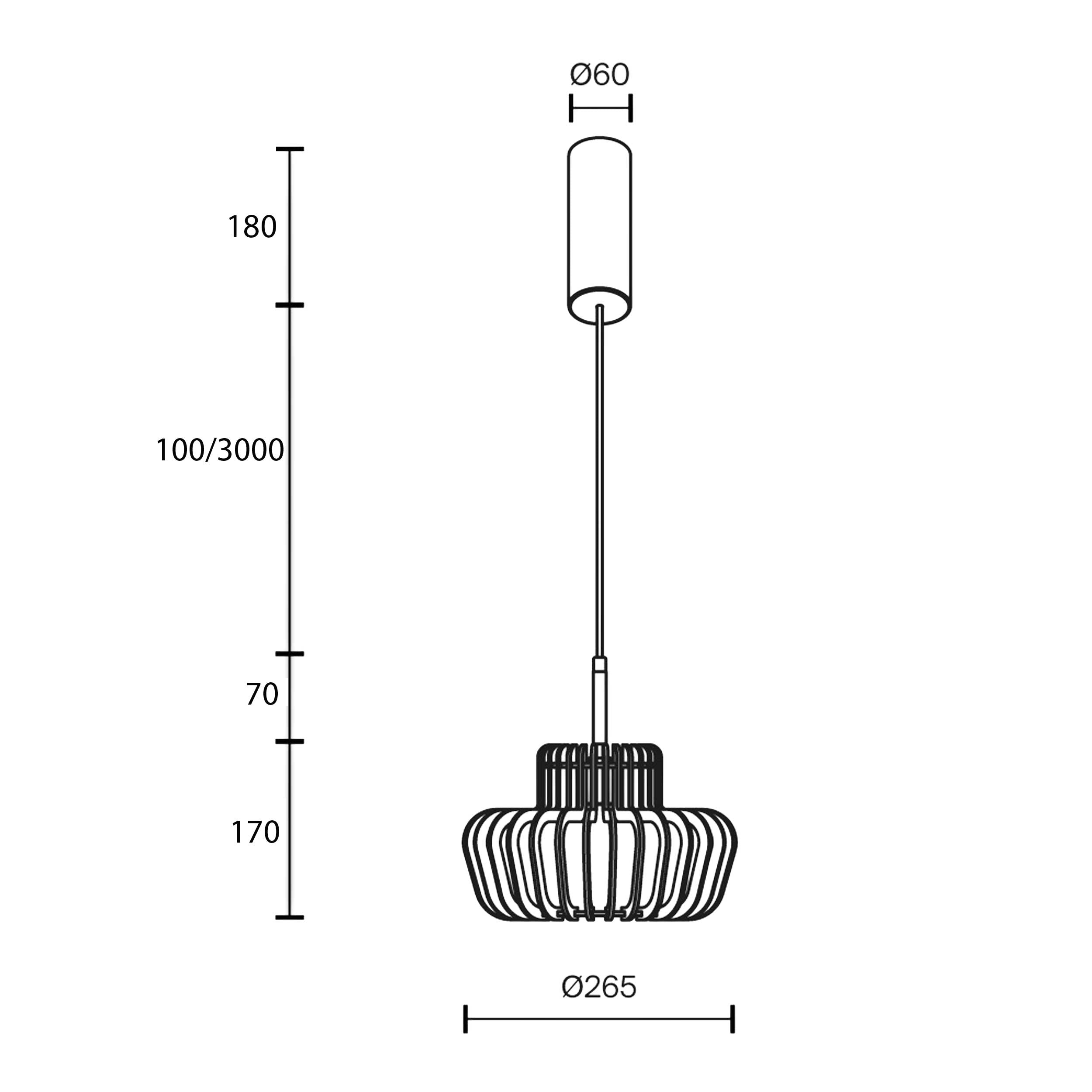 Lampa wisząca LED Maytoni Namiki
