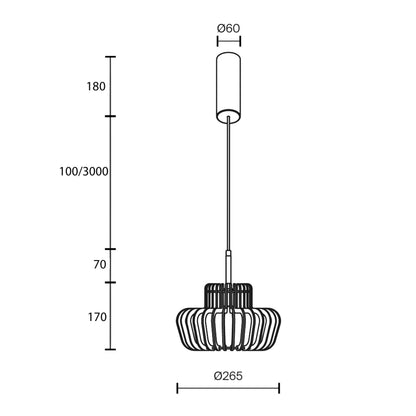 Lampa wisząca LED Maytoni Namiki