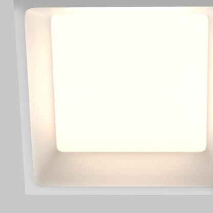 Maytoni downlight Okno LED 100° – wpuszczana oprawa kwadratowa